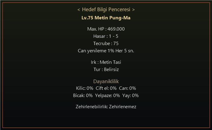 75Lv Pung-Ma Metni bilgi