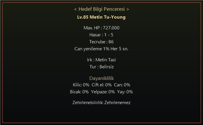 85Lv Tu-Young Metni bilgi
