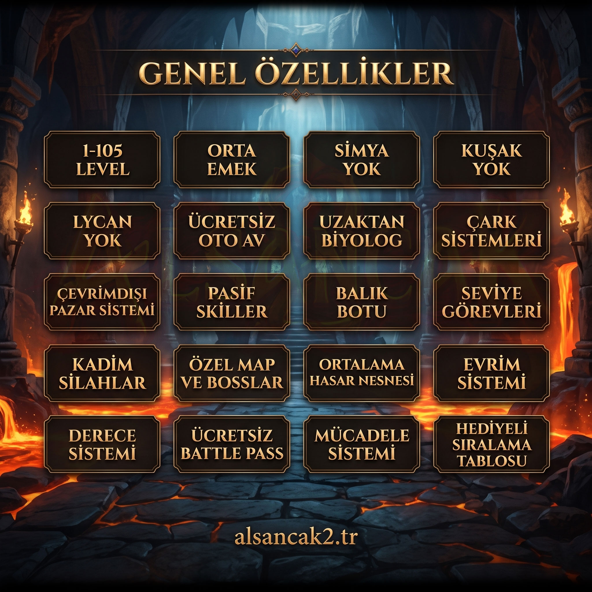 ALSANCAK2 Genel Özelikler 