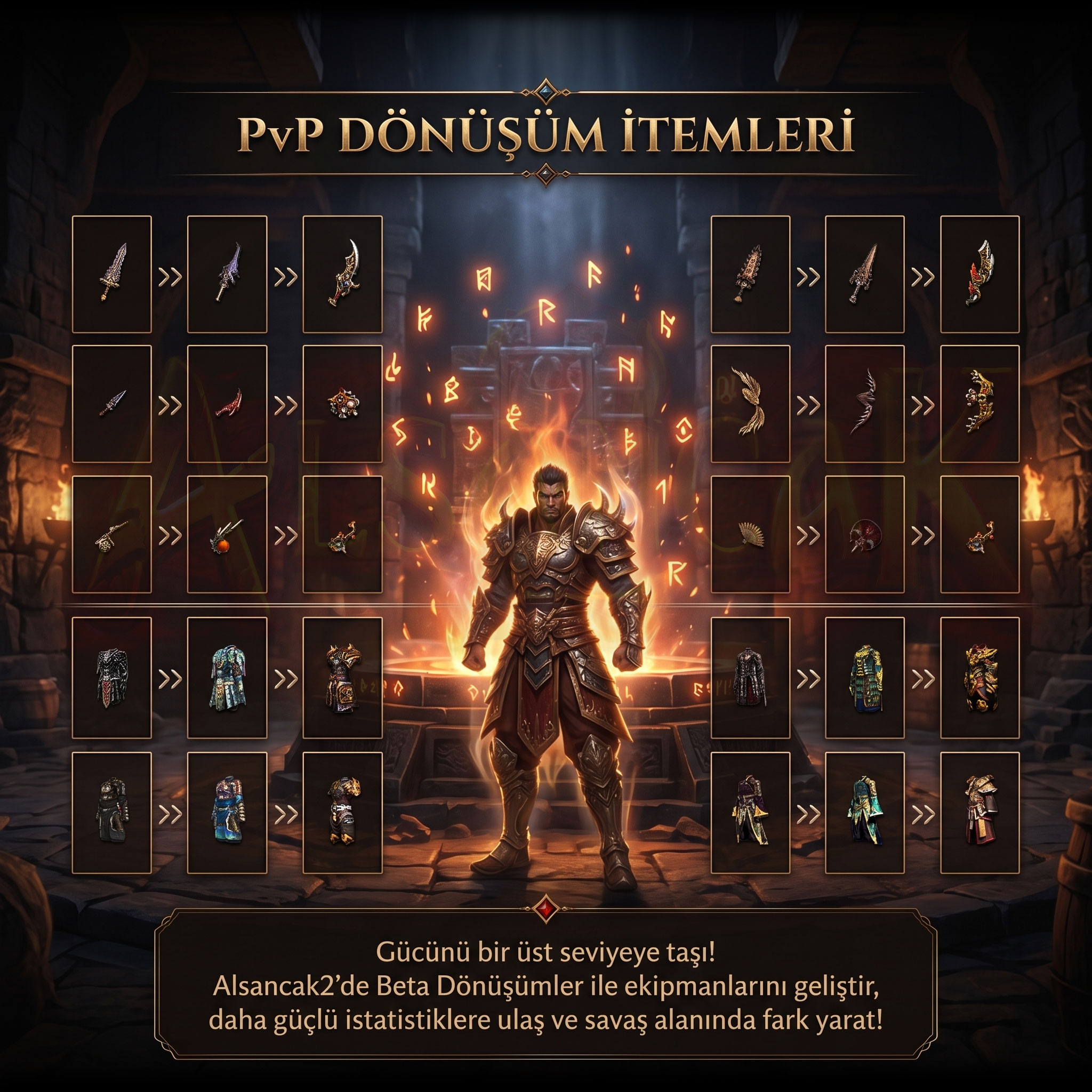 ALSANCAK2 Pvp Dönüşüm İtemleri